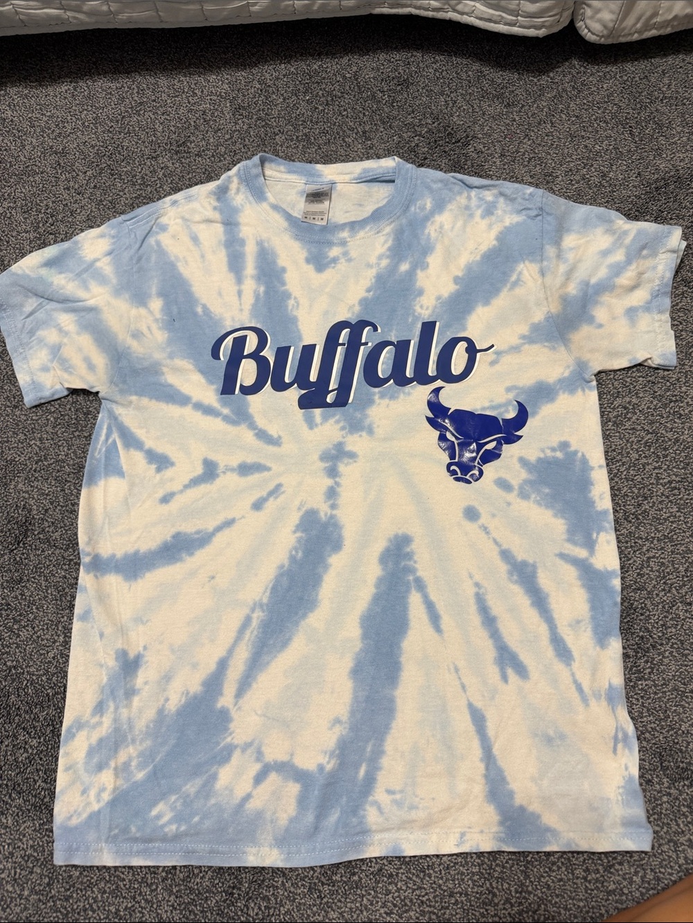Buffalo David Bitton Kids Tie-Dye Tee - Blue & White